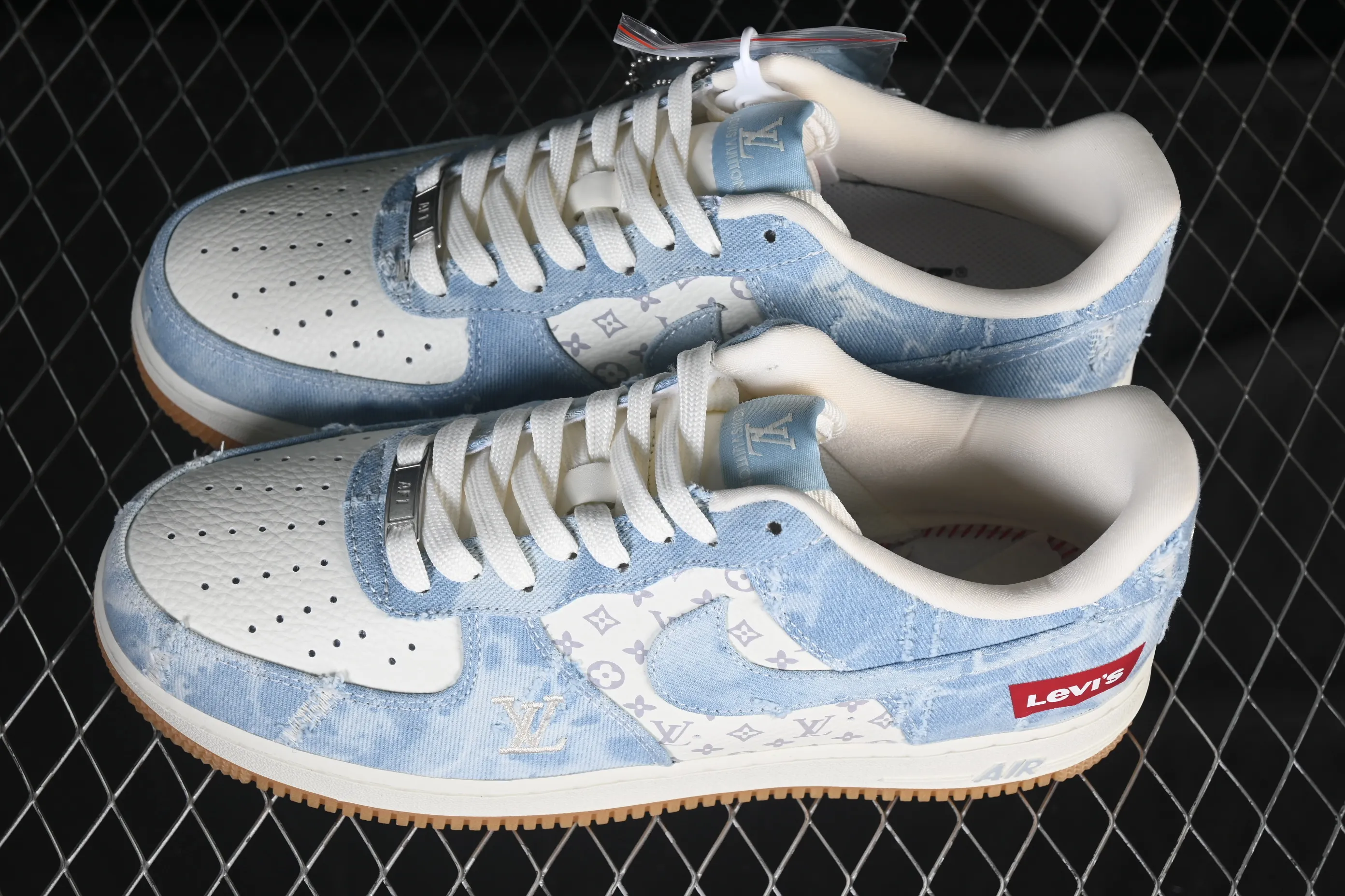 All Categories Nk Air Force 1 Air Force Series Nk Air Force 1 Low Air Force Low Nike Air Force 1'07 Low Levi's White Light Blue Air Force One Low Casual Shoes YF9511-814